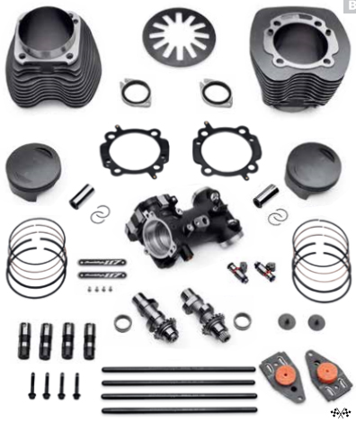 screamin eagle 110 to 117 kit